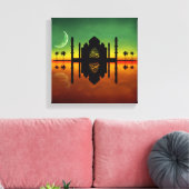 1001 Oriental Night Reflection Canvas Afdruk (Insitu (Woonkamer))