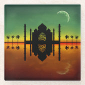 1001 Oriental Night Reflection Glazen Onderzetter (Voorkant)