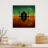 1001 Oriental Night Reflection Poster (Keuken)