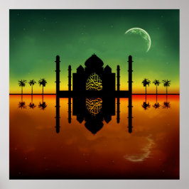 1001 Oriental Night Reflection Poster