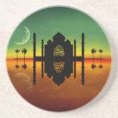 1001 Oriental Night Reflection Zandsteen Onderzetter (Voorkant)