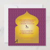 1001 Uitnodiging van de Arabische Nacht-partij (Achterkant)