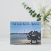 1002001151, Inner Harbor Baltimore, Maryland Briefkaart (Staand voorkant)