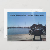 1002001151, Inner Harbor Baltimore, Maryland Briefkaart (Voorkant / Achterkant)