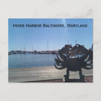 1002001151, Inner Harbor Baltimore, Maryland Briefkaart