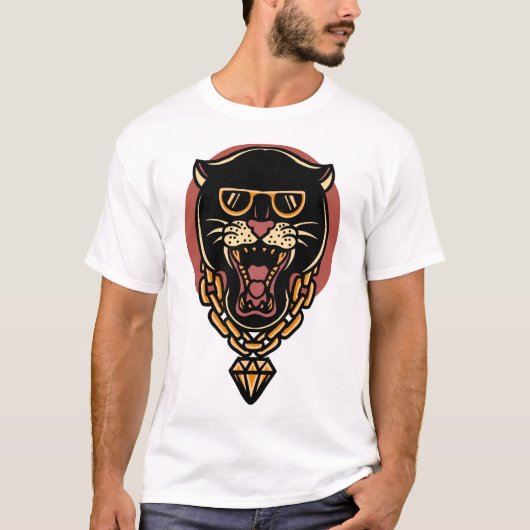 10032-Rich-panther-tshirt-design-7511251-43 T-shirt (Voorkant)