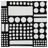 100416 - White on Black Stof (Swatch)