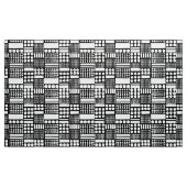 100416 - White on Black Stof (Yard (91,4 cm))