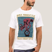 1004 BMX-Freestyle-Urban-TShirt-Design T-shirt (Voorkant)