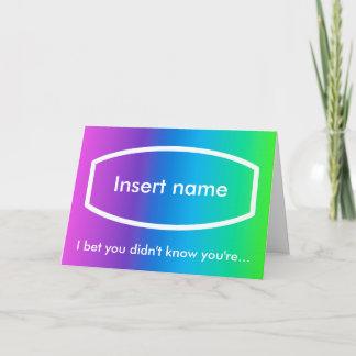 100.000.000 seconden kaart (gepersonaliseerde voor