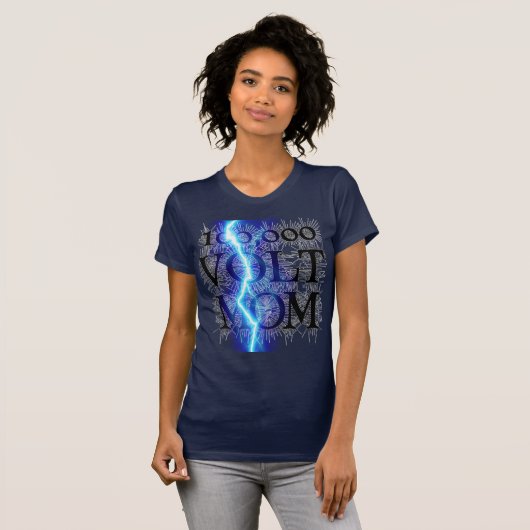 100.000 VOLT MOM T-SHIRT (Voorkant volledig)