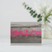 100+00 Survey/Construction Stationing - Briefkaart (Staand voorkant)