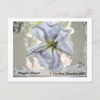 100_0709, Maggie's Flower, Caroline Vaughan 2007 Briefkaart