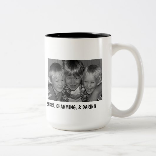 100_199312, SLIMME, HET KARMEREN, & HET DARING, GR TWEEKLEURIGE KOFFIEMOK (Rechts)