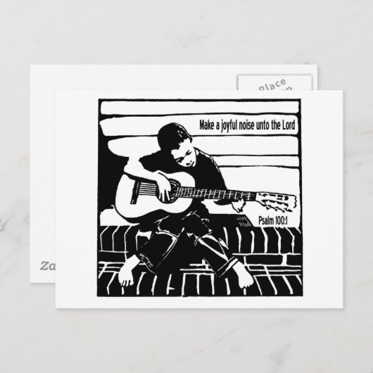 100:1 psalm briefkaart (Voorkant / Achterkant)