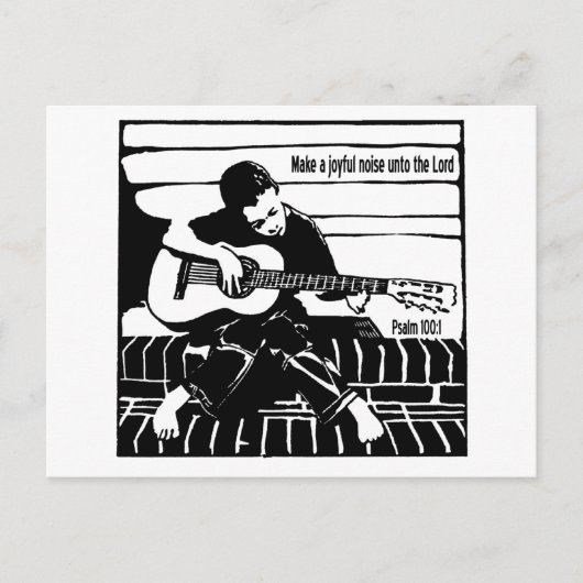 100:1 psalm briefkaart (Voorkant)