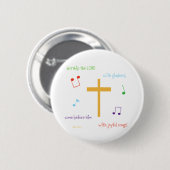 100:2 psalm ronde button 5,7 cm (Voorkant /achterkant)