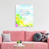 100:5 psalm canvas afdruk (Insitu (Woonkamer))
