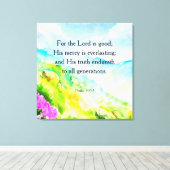 100:5 psalm canvas afdruk (Insitu (Houten vloer))