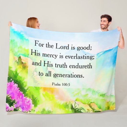 100:5 psalm fleece deken (In situ)