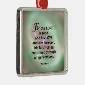 100:5 psalm metalen ornament (Rechts)