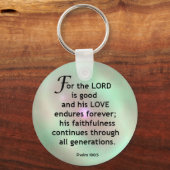 100:5 psalm sleutelhanger (Voorkant)