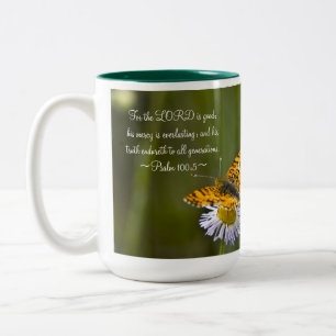 100:5 psalm tweekleurige koffiemok