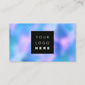 100 Aangepaste Logo QRCODE Holographic Makeup Visitekaartje (Voorkant)