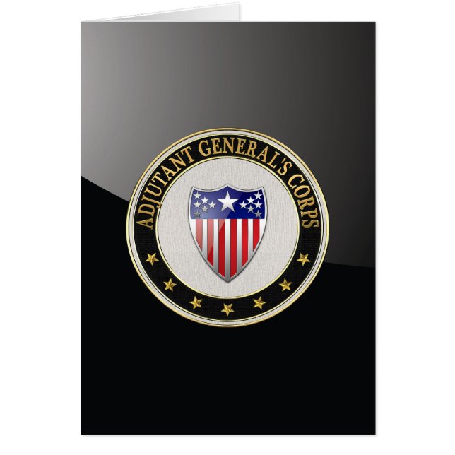[100] Adjutant General's Corps Branch Insignia [3D (Voorkant)
