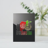 [100] Afghanistan: COA, Vlag & Kaart (Staand voorkant)