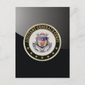 [100] AG Corps Regimental Insignia [3D] Briefkaart (Voorkant)