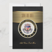 [100] AG Corps Regimental Insignia [3D] Magnetische Uitnodiging (Voorkant)