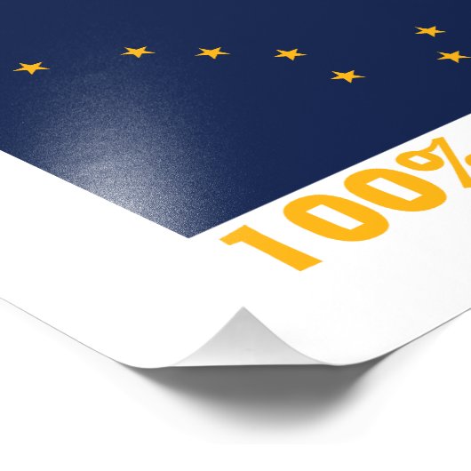 100% ALASKAN FOTO AFDRUK (Hoek)