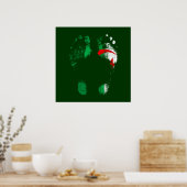 100% Algerije - Algerijns naar de zolen van mijn v Poster (Keuken)