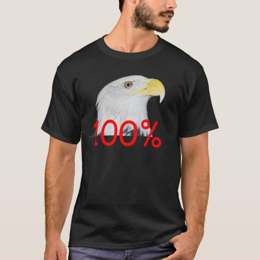 100% AMERIKAANS T-SHIRT (Voorkant)