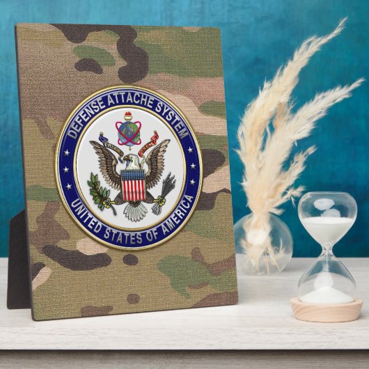 [100] Amerikaanse Defensieattaché System (DAS) Emb Fotoplaat (Zijkant)