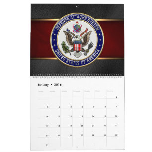 [100] Amerikaanse Defensieattaché System (DAS) Emb Kalender