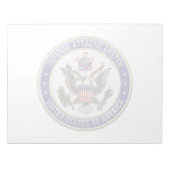 [100] Amerikaanse Defensieattaché System (DAS) Emb Notitieblok (Voorkant)