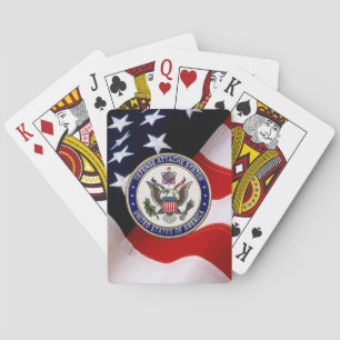 [100] Amerikaanse Defensieattaché System (DAS) Emb Pokerkaarten