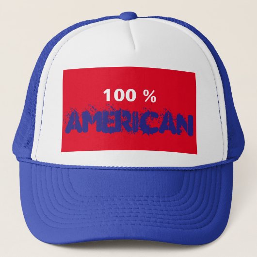 100 % Amerikaanse Trucker Hoed Pet (Voorkant)