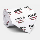 100 % analytische chemicus stropdas (Opgerold)