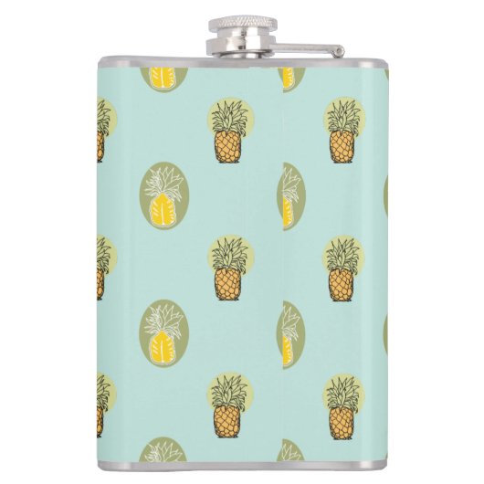 100% ananas heupfles (Achterkant)