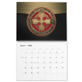 [100] Ancient Celtic Sacred Gold Knot Cross Kalender (Mar 2026)