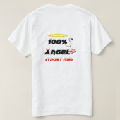 100% Angel T-shirt (Design achterkant)