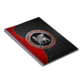 [100] Assyrian Winged Bull - Silver Lamassu Notitieboek (Rechterzijde)