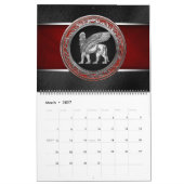[100] Assyrische scharnieren - Silver Lamassu Kalender (Mar 2027)