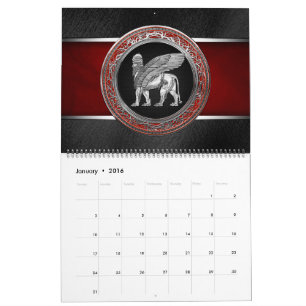 [100] Assyrische scharnieren - Silver Lamassu Kalender