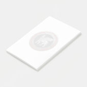 [100] Assyrische scharnieren - Silver Lamassu Post-it® Notes (Schuin)