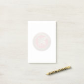 [100] Assyrische vleugelvleugel Lion - Gold Lamass Post-it® Notes (Op bureau)