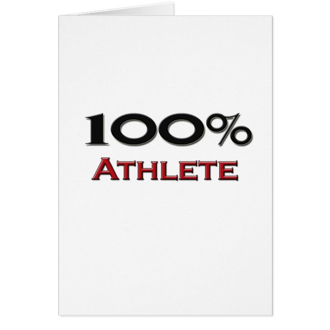100 % atlete (Voorkant)